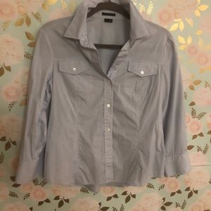 Theory Button Down Blouse